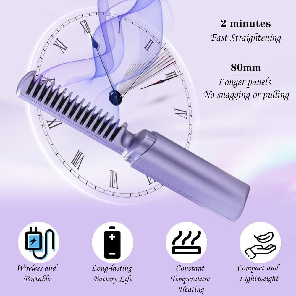 GlamRush X™ - Cordless, Rechargeable Mini Straightener