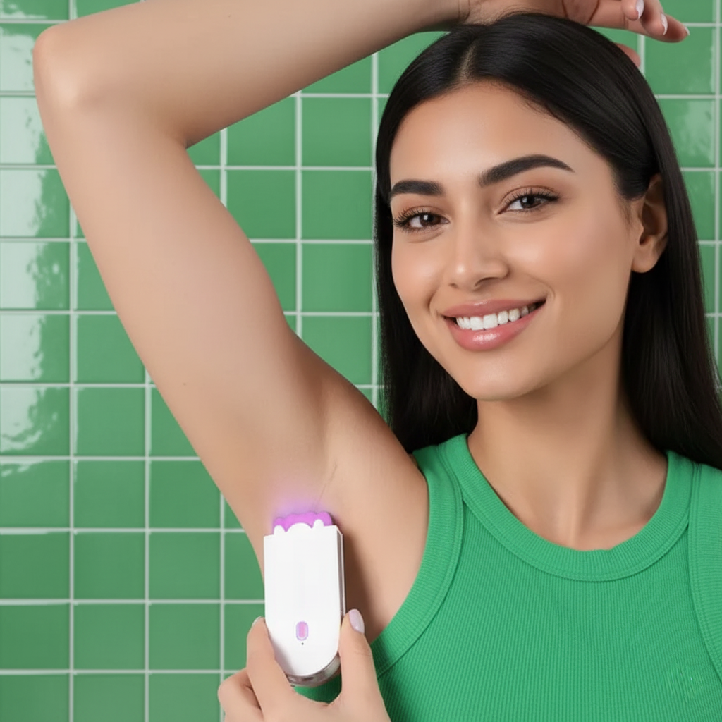 GlowSmooth™ Handset – Effortless hair removal at home, Hair-Free Skin
