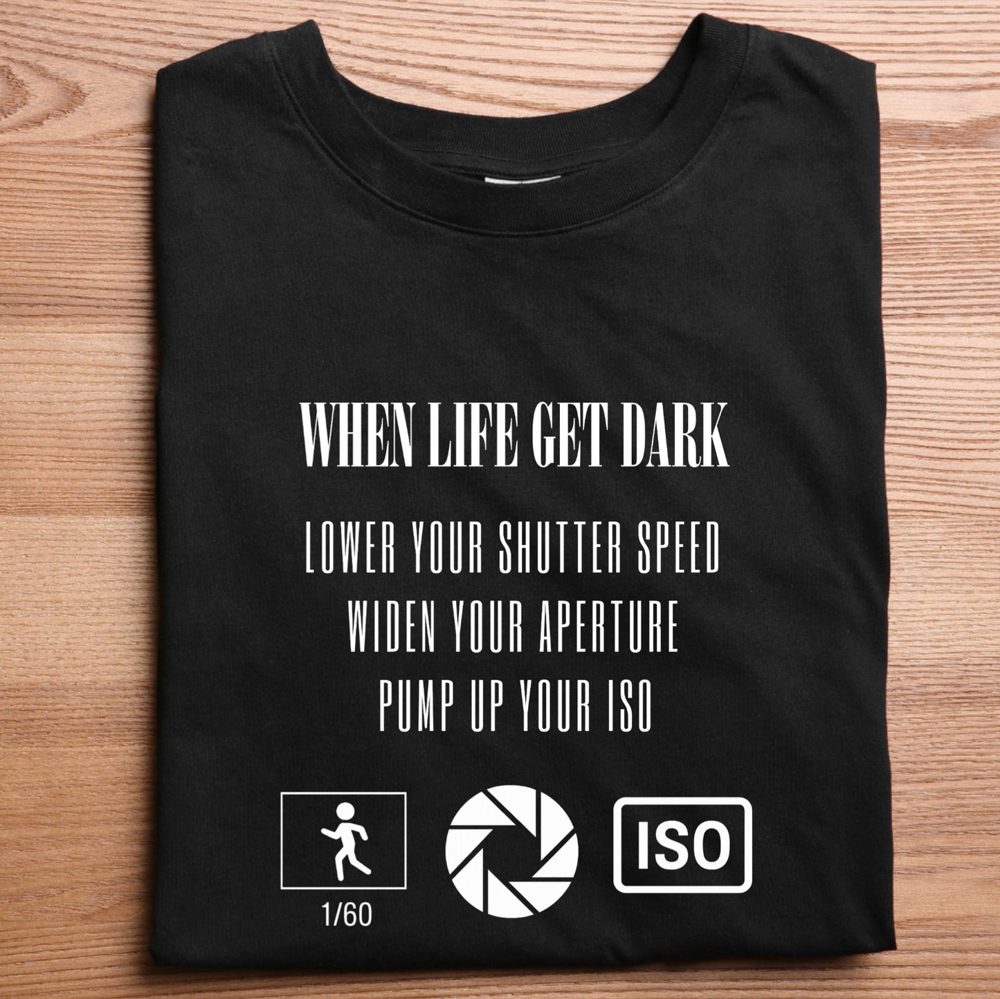 Photographer's Philosophy T-shirt - Unisex Classic Crew T-Shirt (D)