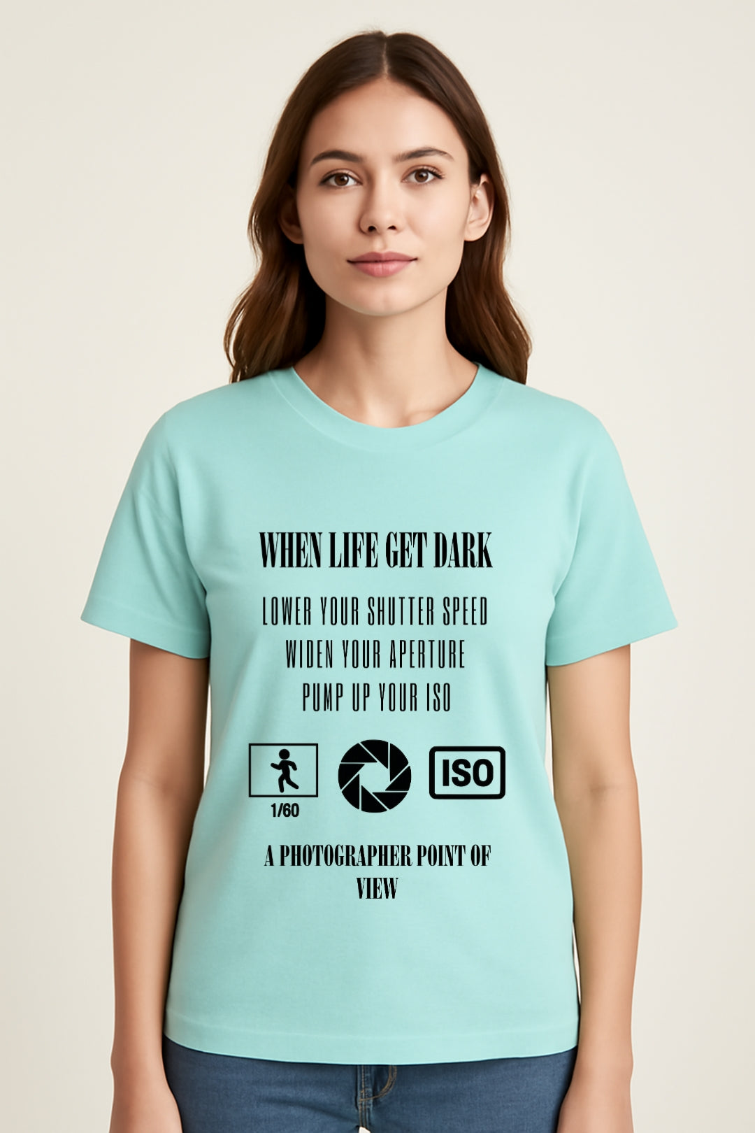 Photographer's Philosophy T-shirt - Unisex Classic Crew T-Shirt (L)