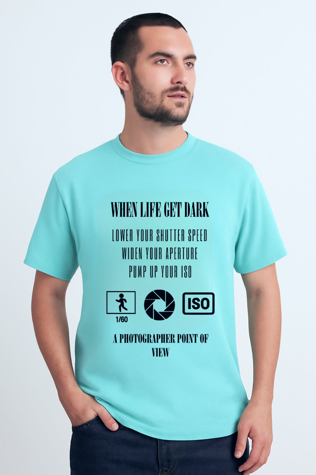 Photographer's Philosophy T-shirt - Unisex Classic Crew T-Shirt (L)