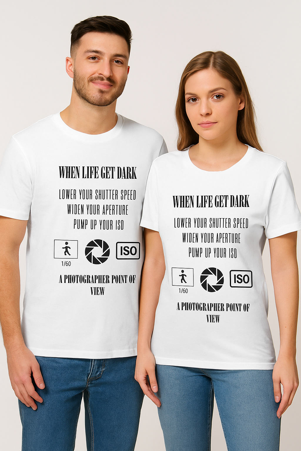 Photographer's Philosophy T-shirt - Unisex Classic Crew T-Shirt (L)