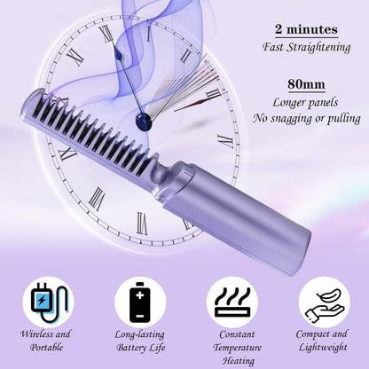 GlamRush X™   - Cordless, Rechargeable Mini Straightener