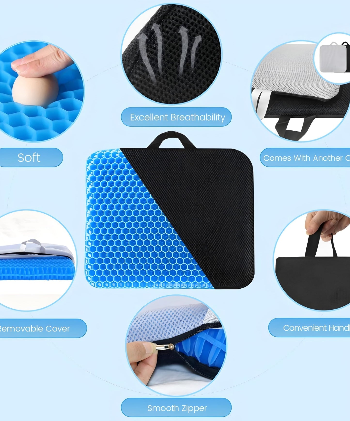 CoolSeat™ Gel Comfort Cushion