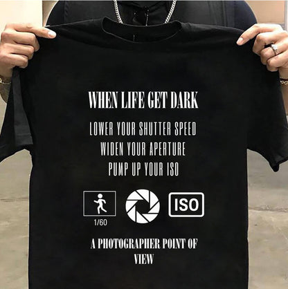 Photographer's Philosophy T-shirt - Unisex Classic Crew T-Shirt (D)