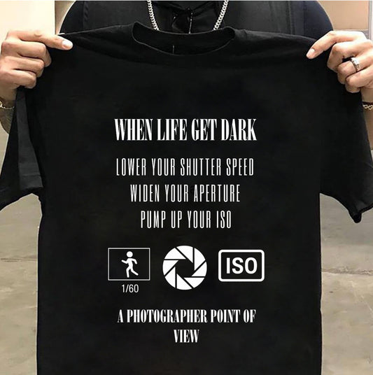 Photographer's Philosophy T-shirt - Unisex Classic Crew T-Shirt (D)