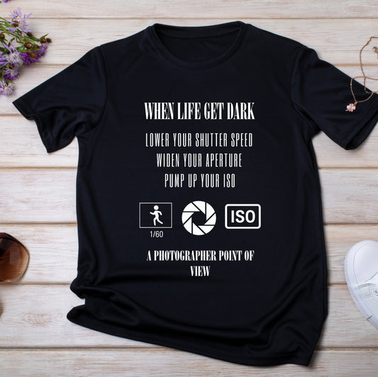 Photographer's Philosophy T-shirt - Unisex Classic Crew T-Shirt (D)