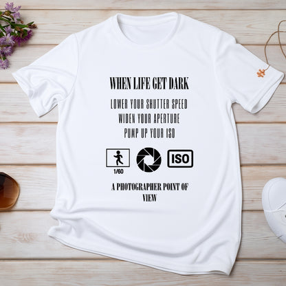 Photographer's Philosophy T-shirt - Unisex Classic Crew T-Shirt (L)